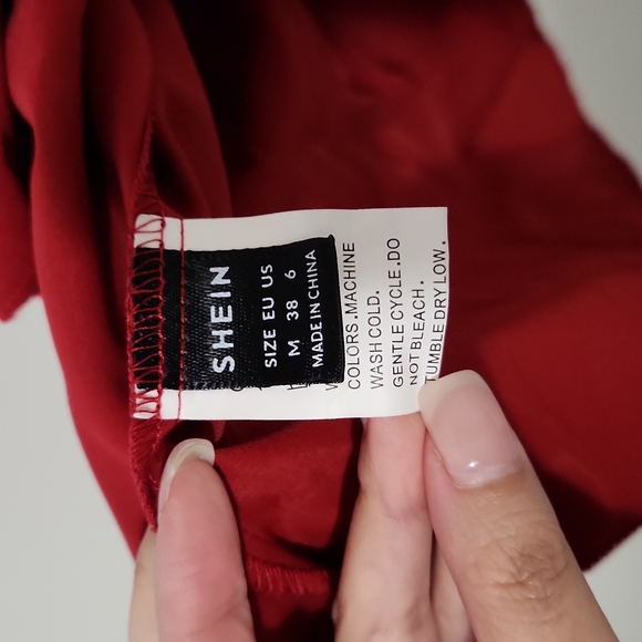 Shein Red Dress - Picture 3 of 4